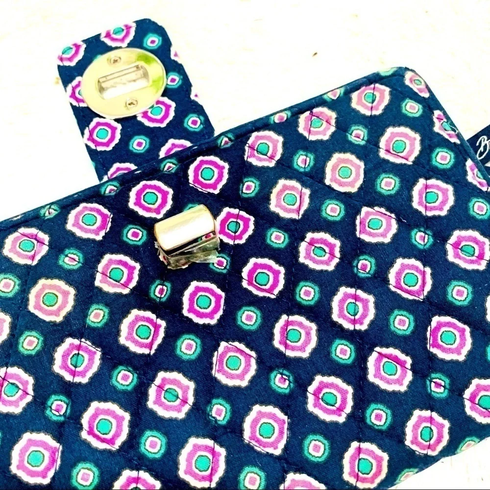 VERA BRADLEY turnlock WALLET PETAL DOTS Women’s